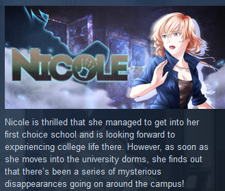 next is definitely  @WinterwolvesG with so many wonderful releases i didnt know which one to choose here. C-14 dating is defintely a fun ride with lovely cast and more unique themes! though im also terribly fond of another game: Nicole, because its a mystery game...