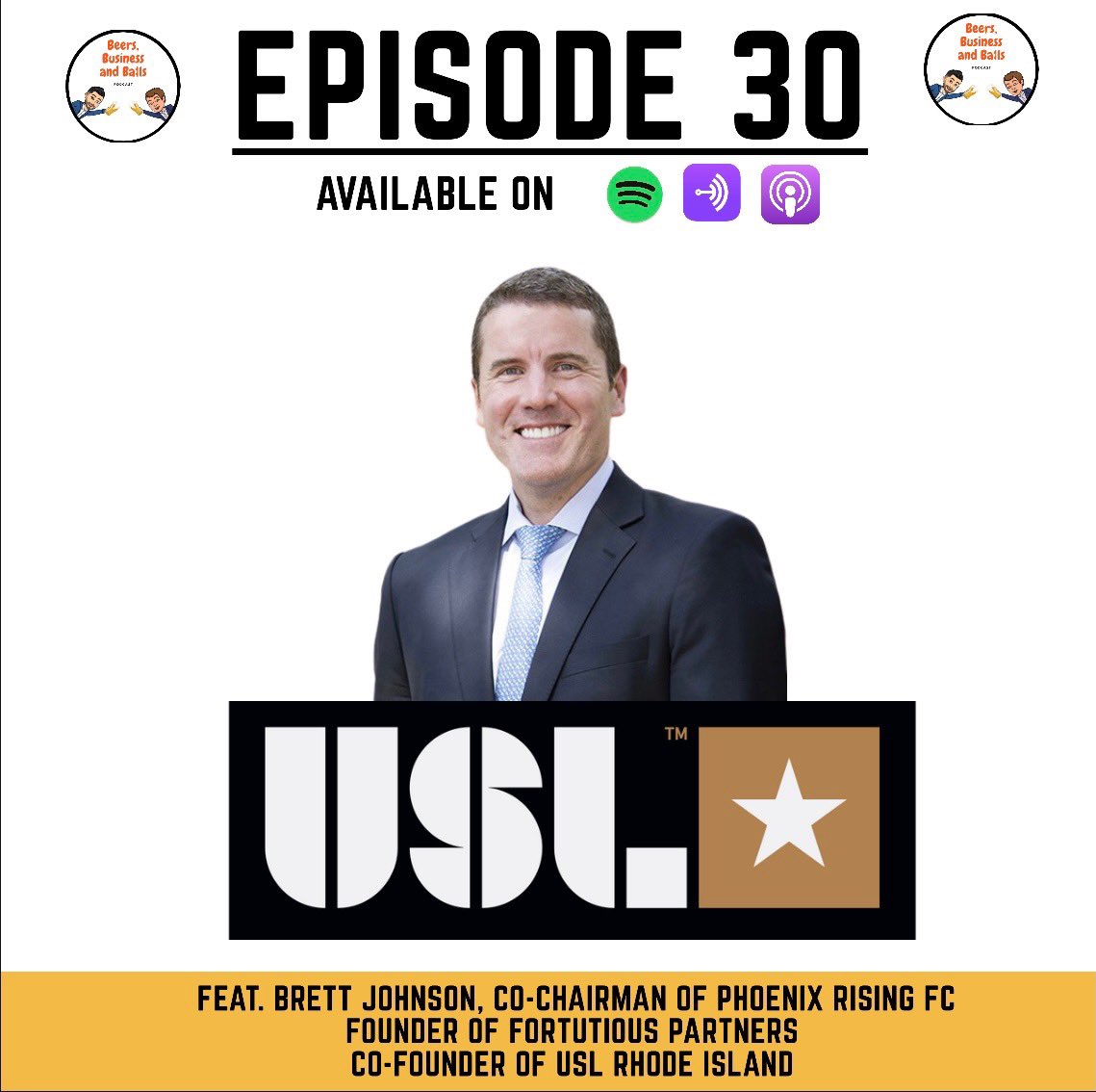the_bbb_podcast's tweet photo. EPISODE 30

Brett Johnson, partner at @PHXRisingFC, joins us to talk about his endeavor to bring professional soccer to Rhode Island

OTHER TOPICS:
-Beer reviews from the Green Mountain State
-Speaking of “green,” have you seen the market?!

https://t.co/QK4ZB0zYqN https://t.co/3mmoo19HSI