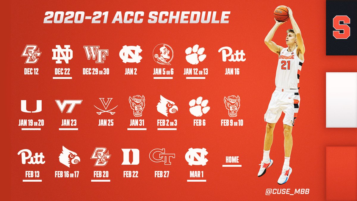 🚨 ACC SCHEDULE 🚨

📰 bit.ly/35iUa5U