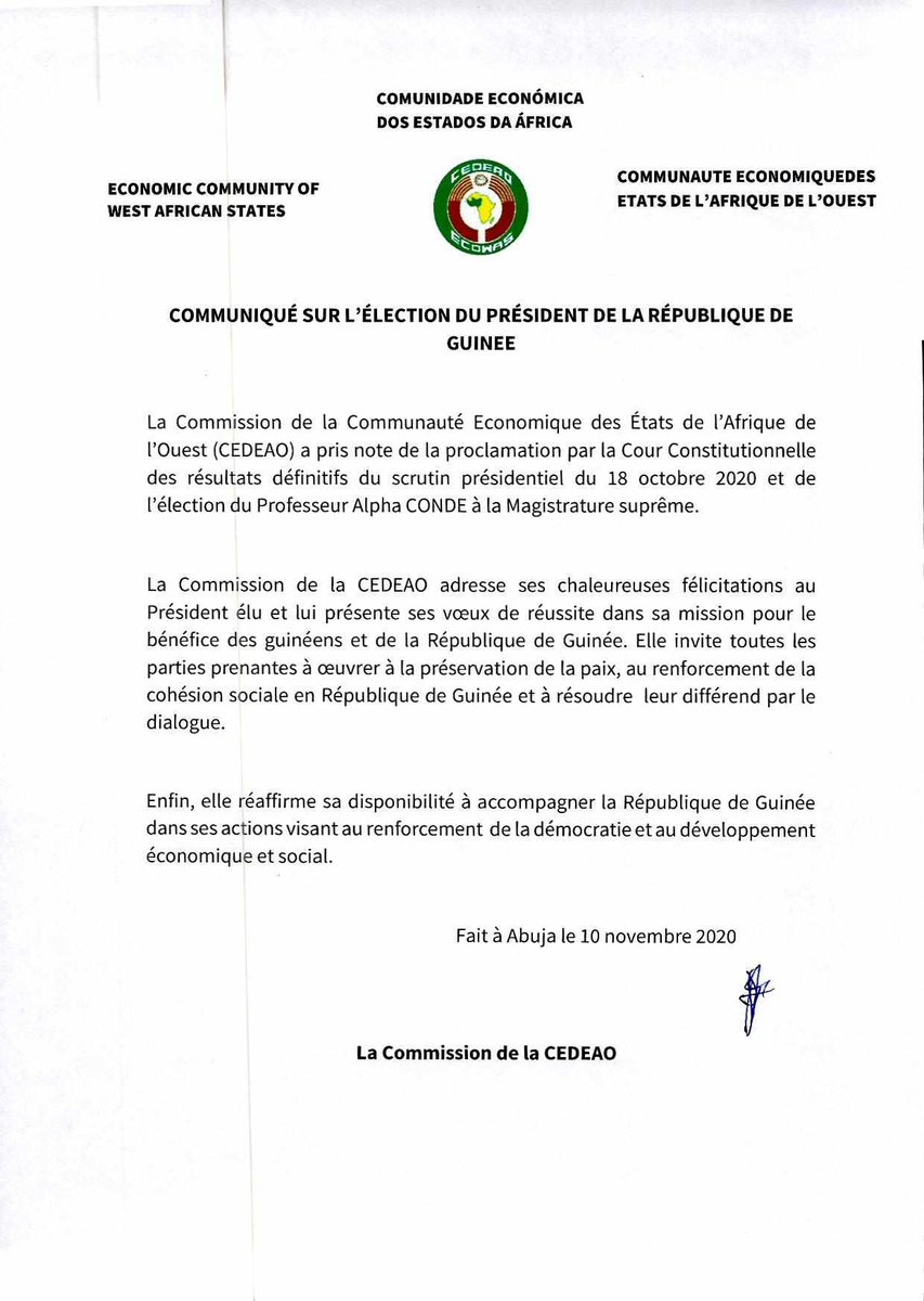 Ecowas - Cedeao tweet media
