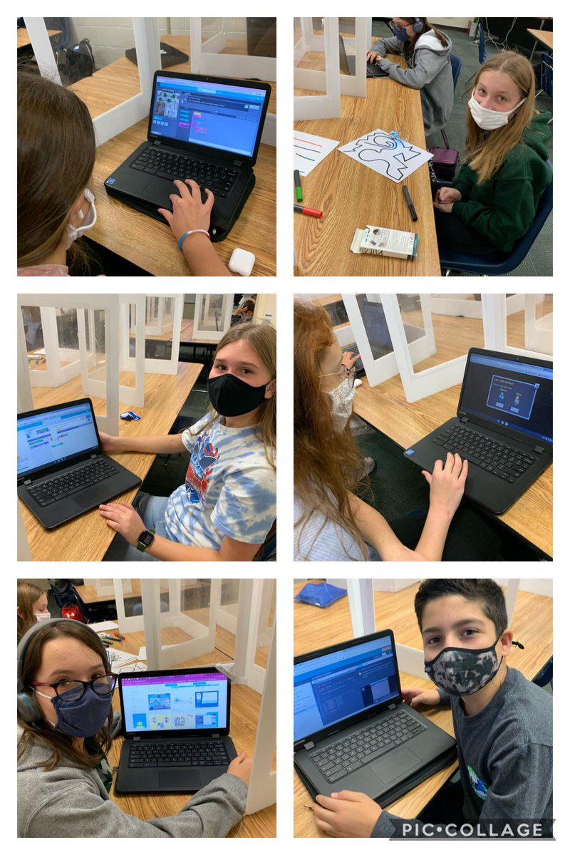 JessMatousek's tweet image. Last week with this awesome 7th Grade group👊🏼We had to make sure we got our Hour of Code in before they leave me 💻#HourofCode #scratchmit #codecademy @HarmonPrincipal @StaciAlbanese