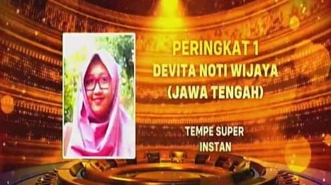 dispertan's tweet photo. Selamat kepada Devita Noti Wijaya (Jawa Tengah) atas penghargaan Peringkat 1 Masyarakat Inovatif untuk Tempe Super Instan, Peraih Anugerah Inovasi Indonesia Award".

Penghargaan diserahkan langsung oleh @KemenristekBRIN Bambang Brodjonegoro, di Jakarta (10/11). https://t.co/gm5yjAvzZQ