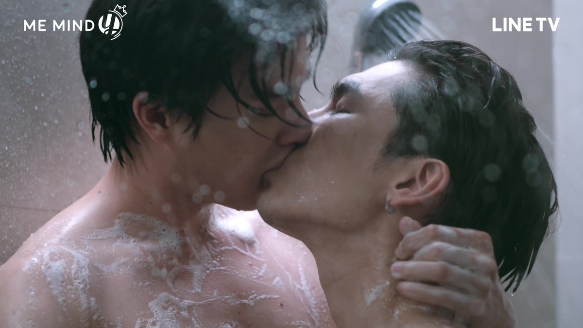 Their lovemaking is a sensory overload - visual, acoustic, tactile, olfactory,... - the picture of them together, the echo of their moans and water flowing down their bodies and sounds of a body meeting another body, the scent of their skin, the taste of their lips,...