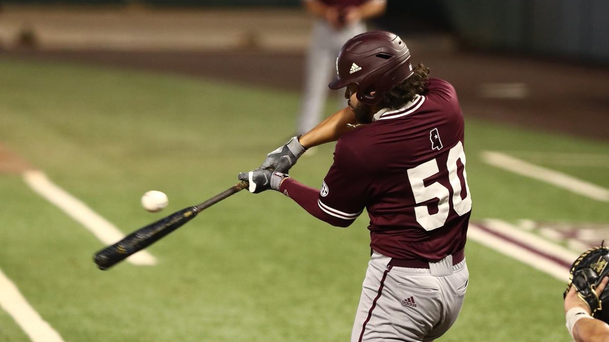 D1Baseball (@d1baseball) on Twitter photo Brandon Pimentel, in his 2nd year at Mississippi State after transferring in from the JUCO ranks, is another physical lefthanded power hitter who could win the left field job for <a href="/HailStateBB/">Mississippi State Baseball</a> if he continues to mature as a hitter.
Fall Report 🔗 d1ba.se/3kpAy56 Brandon Pimentel, in his 2nd year at Mississippi State after transferring in from the JUCO ranks, is another physical lefthanded power hitter who could win the left field job for <a href="/HailStateBB/">Mississippi State Baseball</a> if he continues to mature as a hitter.
Fall Report 🔗 d1ba.se/3kpAy56