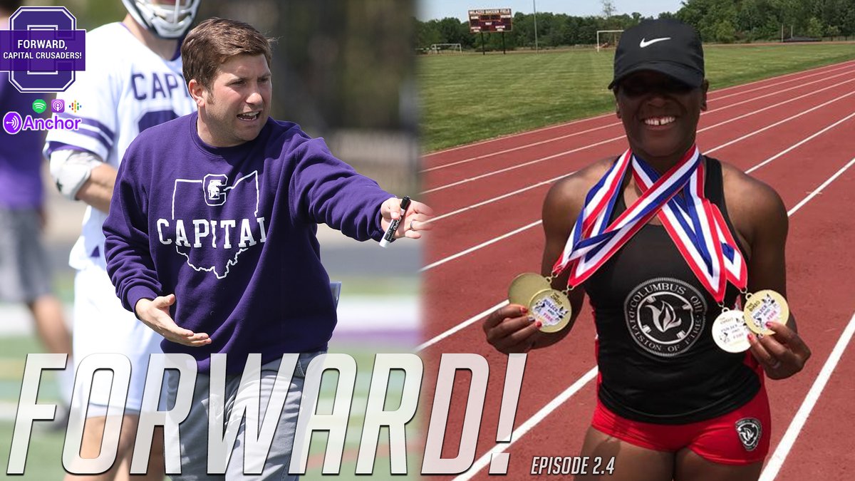 cap_athletics's tweet photo. Episode 2.4 of #ForwardCapCrusaders is LIVE!
Join us as we welcome to the show:
1β£ @CoachDjeffers for your AD Update
2β£ @Dom_Marzano for a @CapMensLax check-in
3β£ 4x @CapXCTF All-American and Columbus Firefighter, Lizzy (Stanton) Finnegan '09!
#CapFam
π https://t.co/FAdNsFuQYy https://t.co/QJuYOrHm4y