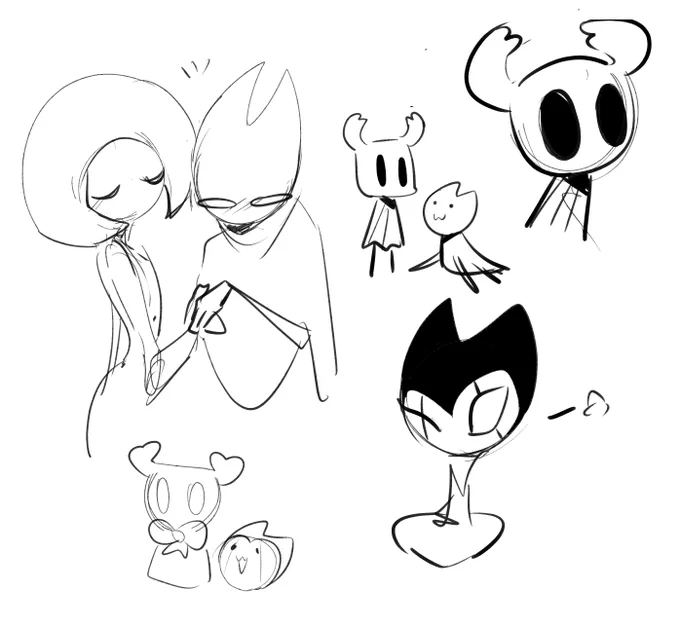 quick sketches to test new brush 