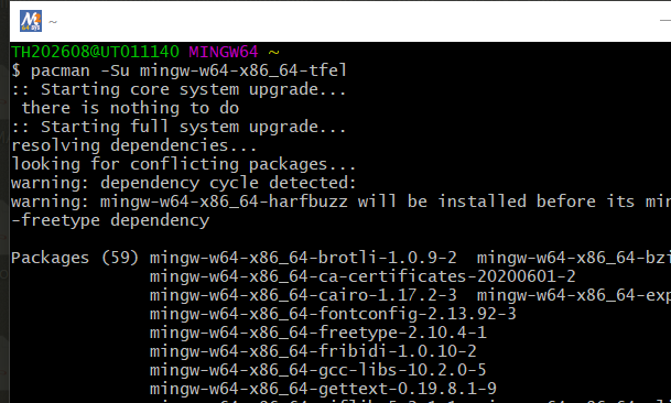 TFEL_MFront's tweet image. Thanks to Rafal Brzegowy (Exdin Solutions), #MFront can now be easily installed in the #MSYS2 environment for windows. In a #MSYS2 shell, just type:

$ pacman -Su mingw-w64-x86_64-tfel

The package has been built for #CalculiX but most of the other interfaces are also enabled.