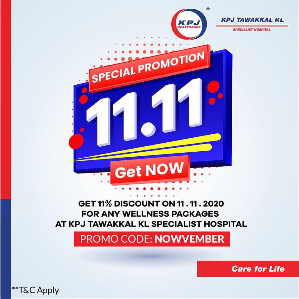 kpjtawakkal_kl's tweet photo. Oh no!! 2020 is coming to an end and you have not utilised your tax relief?

And when is the last time you had your health screened?

Fret not! KPJ Tawakkal KL Specialist Hospital brings you a *SPECIAL 11.11 PROMOTION!* for our Screening Packages.

#KPJTawakkalKL
#1111promo https://t.co/2dNdadp6Xh