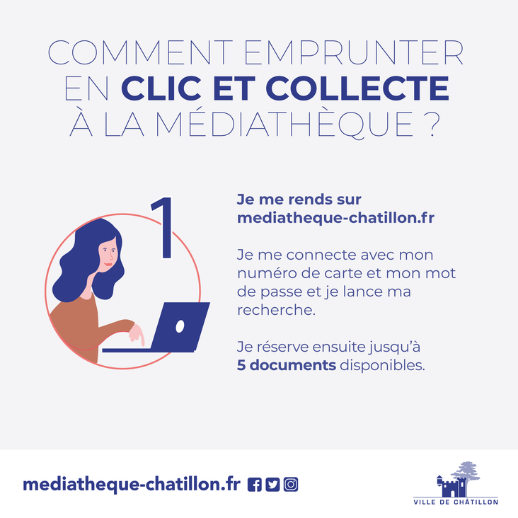 BibChatillon's tweet photo. Le Clic &amp; Collecte de la @BibChatillon est ouvert ! 
Faites vos réservations dès maintenant sur notre site.
https://t.co/wUxf370LpA https://t.co/pbTKY7Shpp