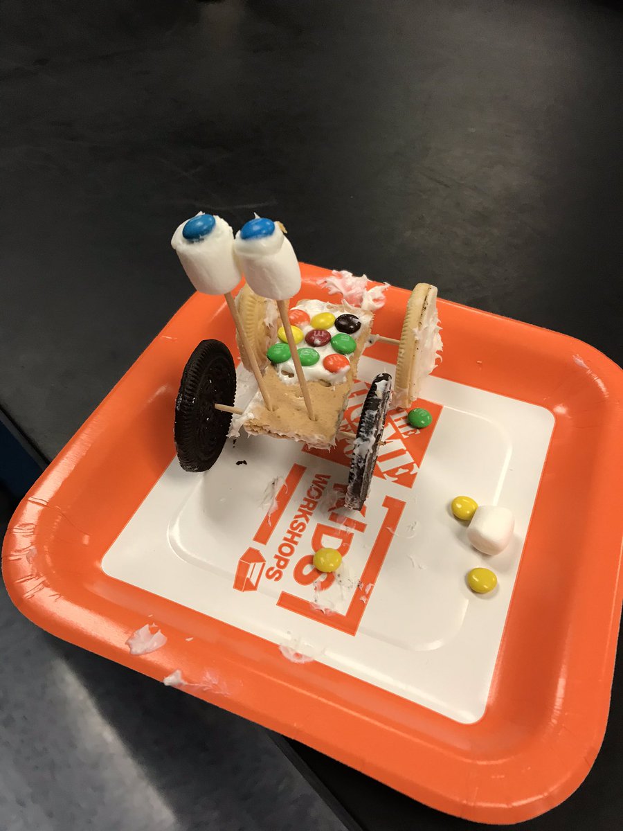BTMSSTEM's tweet photo. STEM never tastes so good 😊 Using our creative minds to design an edible Mars Rover.  @BTMSeagles #lovewhatido #learningisfun #thisiswhybuddytaylor https://t.co/mSBTq3o332