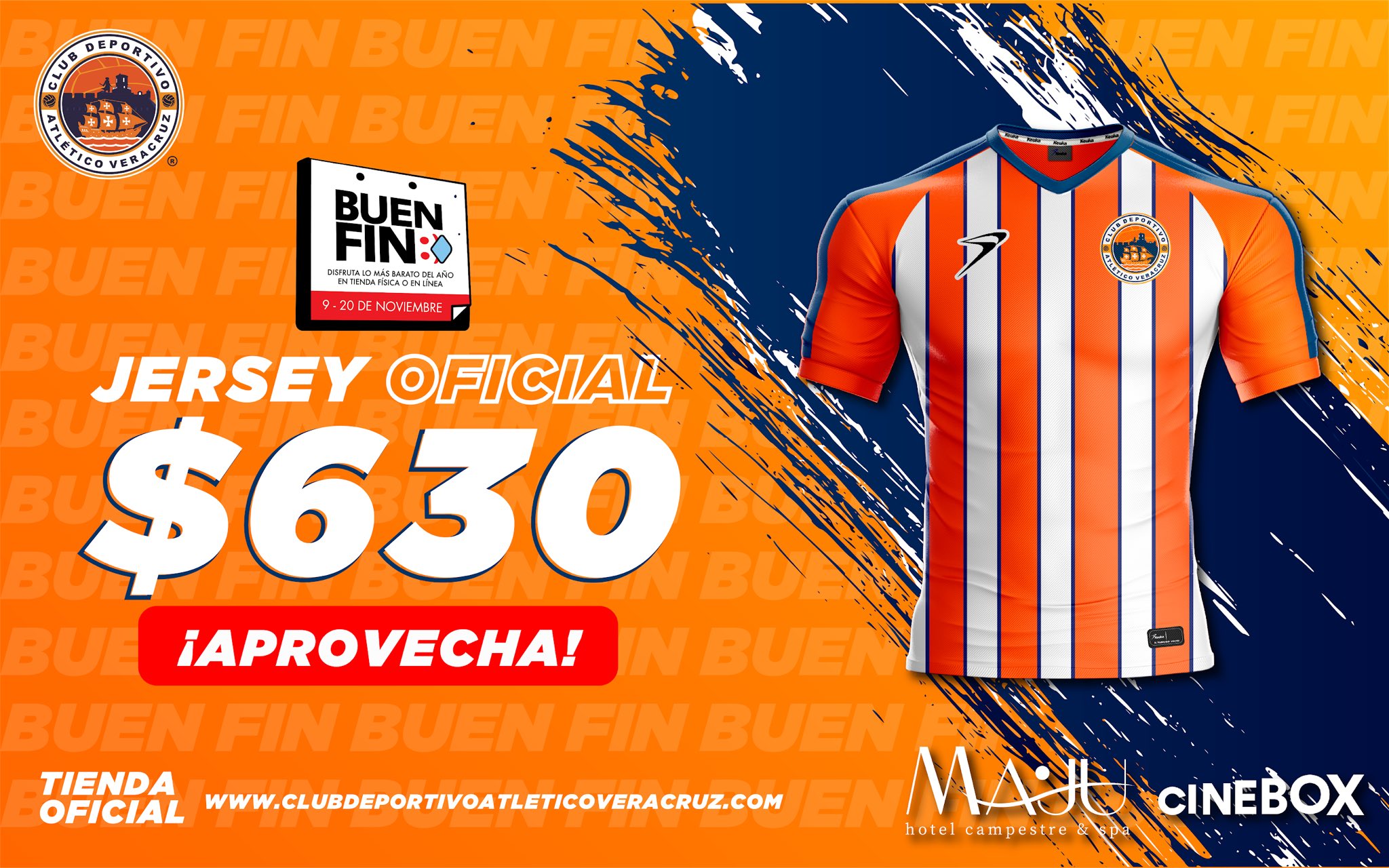 C.D. Atletico Veracruz on X APROVECHA Nuestro jersey oficial a un super precio Comprala hoy en nuestra tienda en linea https t 7jH570wIp3 BuenFin YaHayDeOtra ConAlmaDePirata https t VxiTQBgBH0 X