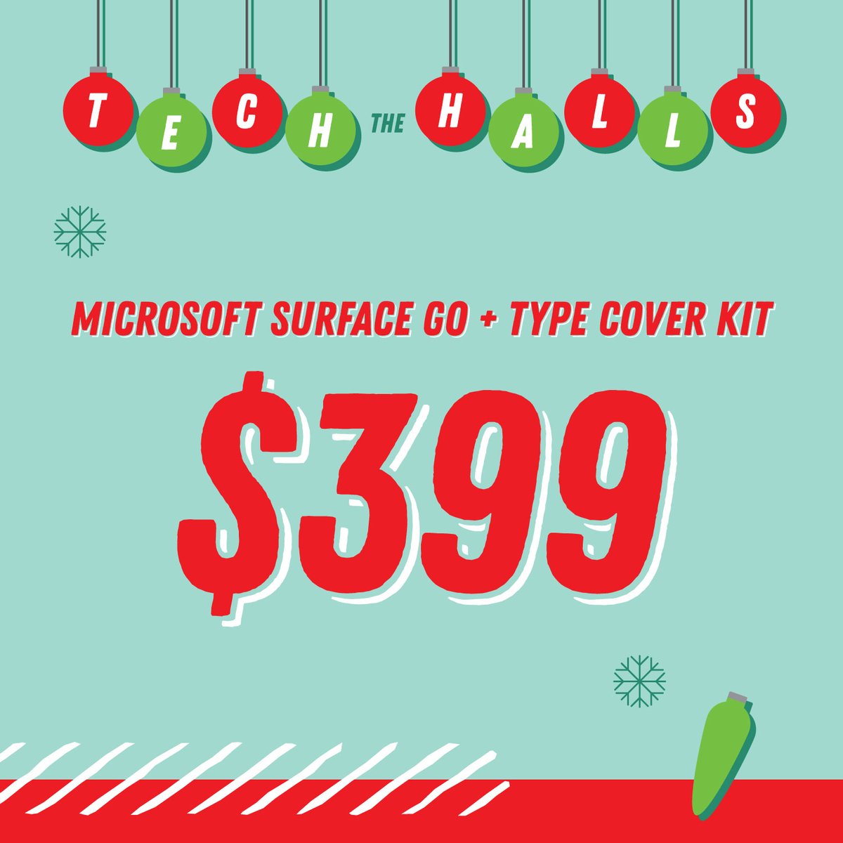 isubookstore's tweet image. We're kicking off the holiday season with Tech the Halls! Bundle a Surface Go and Type Cover for just $399!
#IowaState #Cyclones #TechCyte #TechTheHalls #MicrosoftGo #BundleAndSave

Find yours here: bit.ly/38Bvlns