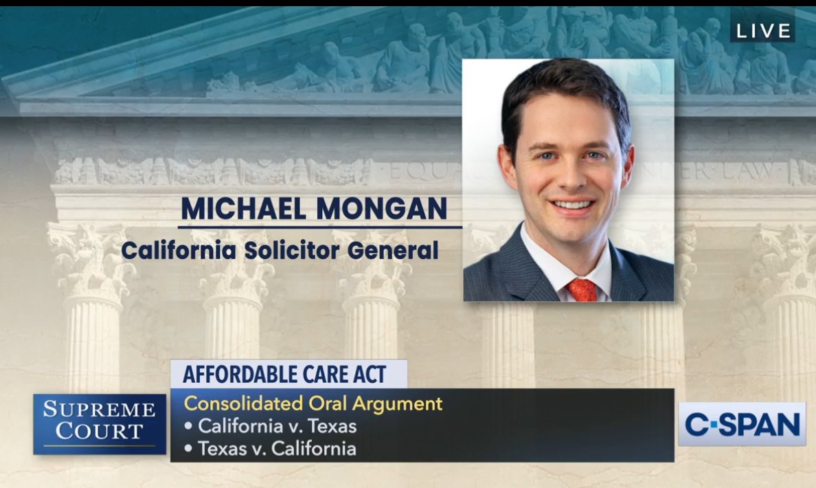 Michael Mongan is the Solicitor General of California (the SG is the government's chief appellate lawyer).