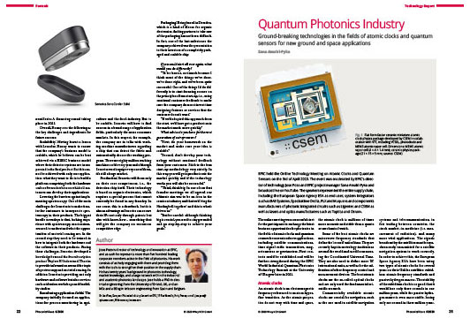 PhotonicViews's tweet photo. #TechReport Quantum Photonics Industry: Ground‐breaking technologies in the fields of atomic clocks and quantum sensors for new ground and space applications; by S. Amairi‐Pyka (@EPICassoc) https://t.co/nlR9Cnzn1D https://t.co/uesMlnJA9x
