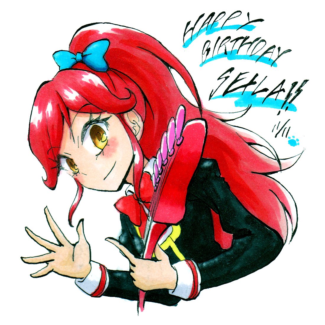 セイラ誕生日おめでとう 音城セイラ生誕祭 らむしとのイラスト