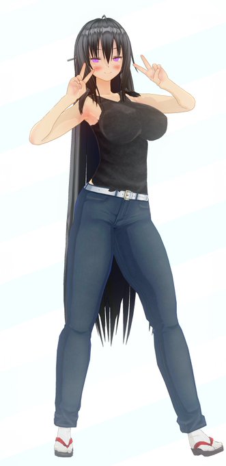 タンクトップにジーンズはいい文明
#カスタムキャスト #CUSTOMCAST 