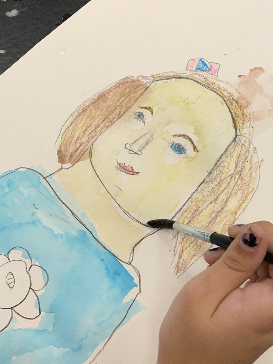 FW_SprinkleART's tweet photo. 3rd grade self portraits on our last in person art class of the marking period!  These artists are amazing!! 
 #masterpieces #3rdgradeart#wearesospecial #artist #❣️ https://t.co/kolDSeYC0W