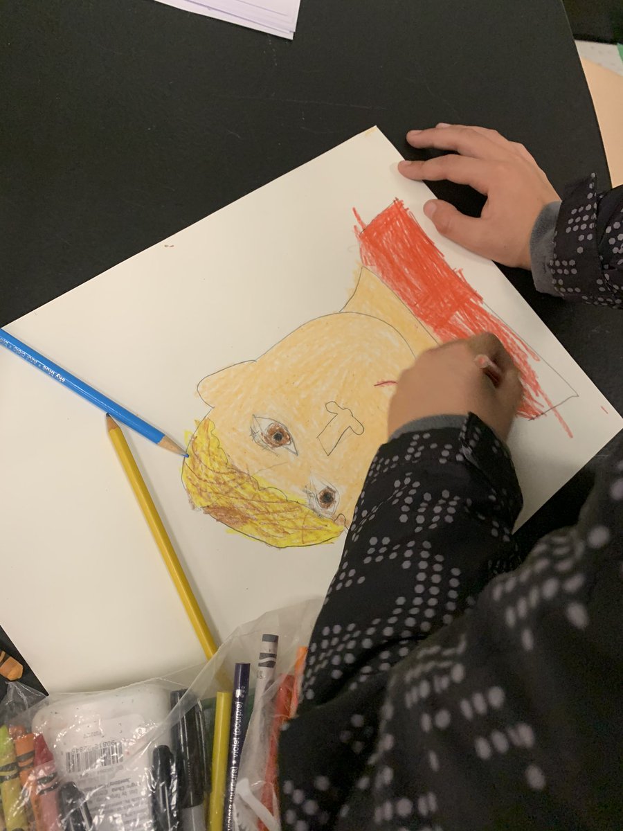 FW_SprinkleART's tweet photo. 3rd grade self portraits on our last in person art class of the marking period!  These artists are amazing!! 
 #masterpieces #3rdgradeart#wearesospecial #artist #❣️ https://t.co/kolDSeYC0W