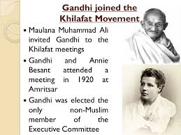 In 1920, Gandhi forged an alliance between Khilafat leaders & Congress as he saw it as an opportunity to forge stronger Hindu-Muslim ties & secure Muslims’ support for the freedom struggle in return for Hindu support for the Khilafat movement.