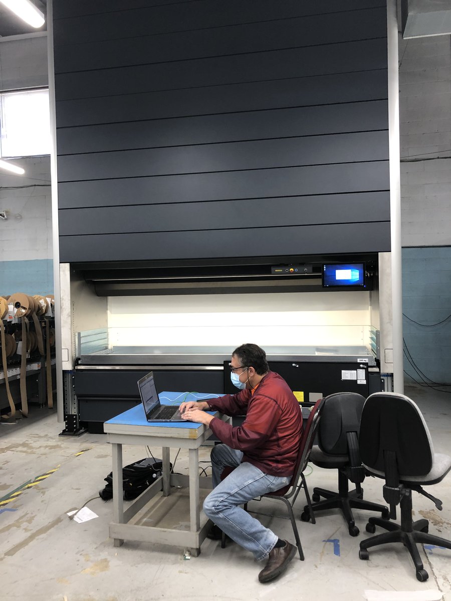 scotttechllc's tweet image. Out in Jersey, Dave is laser focused on getting this 3 VLM install up and running ✅ 

This one has a dual tray and laser pointer. Contact us today for your custom solution! 

#scotttech #scotttechintegratedsolutions #integratedsolutions #equipment #packaging #packagingsystems