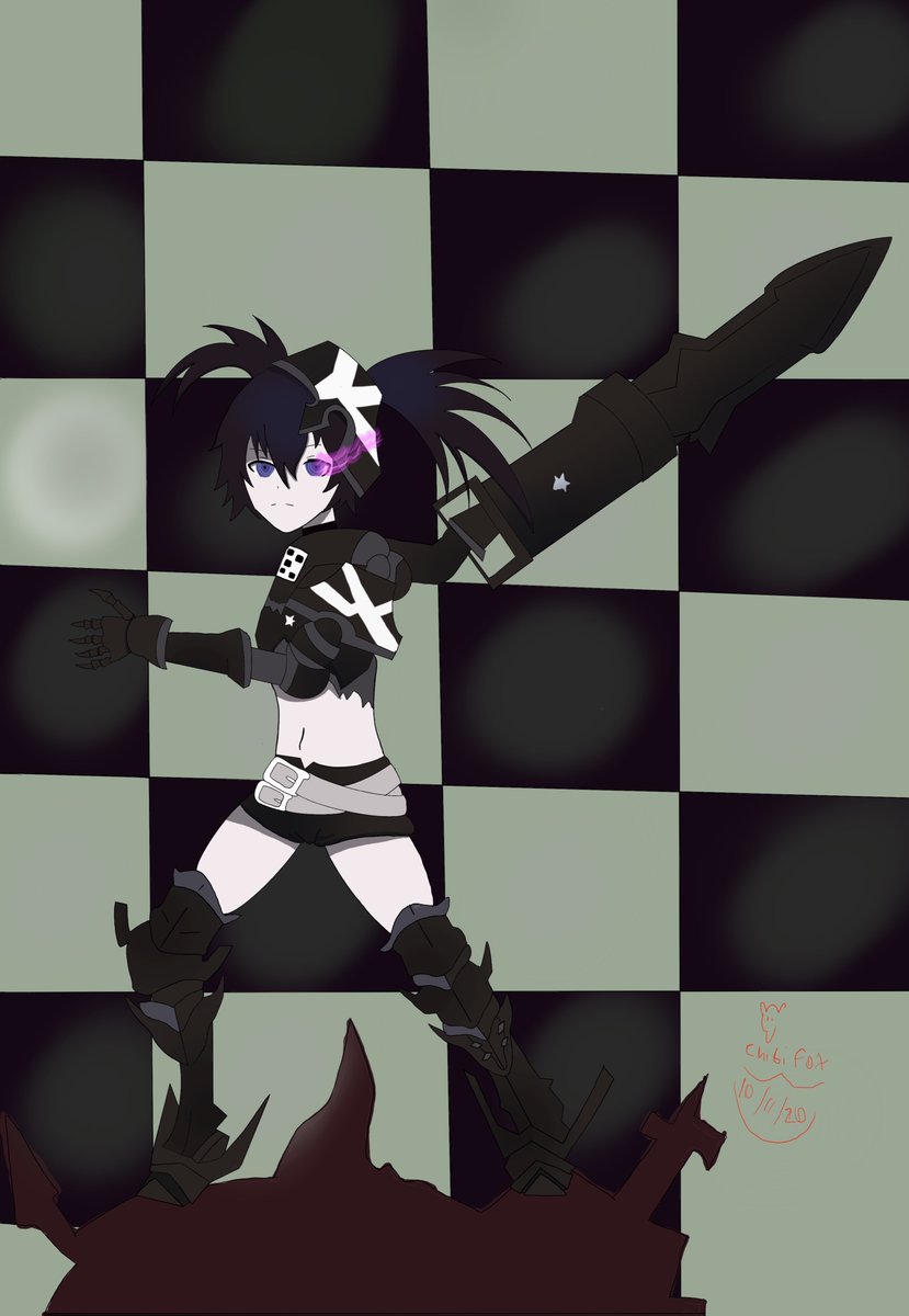 Chibi Fox Another Black Rock Shooter Fanart Brs 黒衣マト