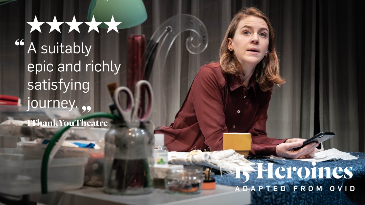 ⭐⭐⭐⭐⭐  from <a href="/IThankYouTheatr/">Paul C Joyce</a> for #JST15Heroines! 

"A suitably epic and richly satisfying journey" 

Watch #TheLabyrinth tonight at 7.30pm. Tickets still available at the link below. 

🎟️ ow.ly/k2ch50Cgtrd