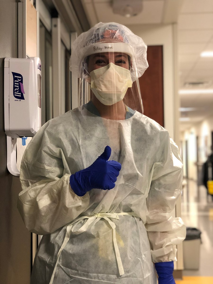 I work in a cardiovascular ICU. I focus on practicing “cura personalis”, a value that was instilled in me countless times at Marquette. Covid is new, scary, and anxiety provoking for patients, making it important to care for the patient holistically.  

Betsy Jaruseski, Nurs ‘19