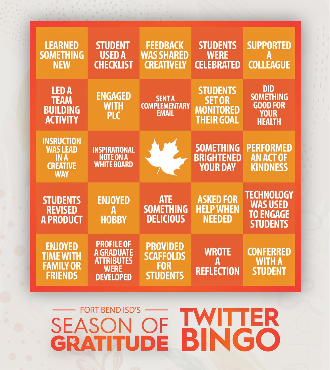 LeadLearnerKB's tweet image. We have great prizes..be sure to play!
-Dr. Dupre visit with lunch from your favorite restaurant
-Gift cards/Meal Vouchers: BJ&apos;s, Raising Cane&apos;s, Spring Creek and Longhorn.
-Electronics and more!
Be sure to use the hashtag #FBISDthankathon in order to enter the contest!