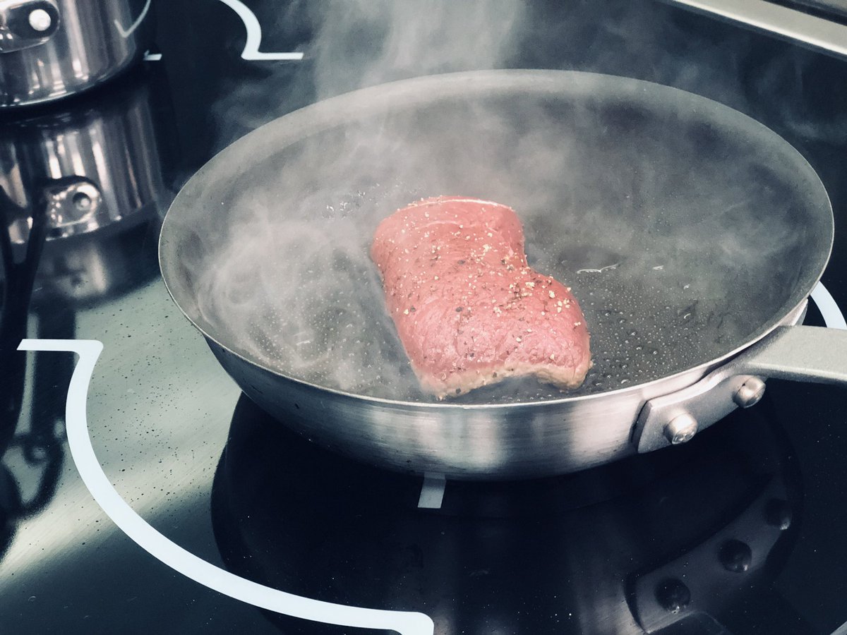 FalconDevChef's tweet photo. The accurate controllability of @FalconFoodserv Induction Ranges helps operators to produce superbly cooked food, every time all the time!
Pan roasted Highland Venison Steak, Polenta, Enoki Mushrooms, Spinach, Parsnip, Red Cabbage, Pan Jus Reduction #keepitcooking #BuyBritish https://t.co/GMqdGRTYTs