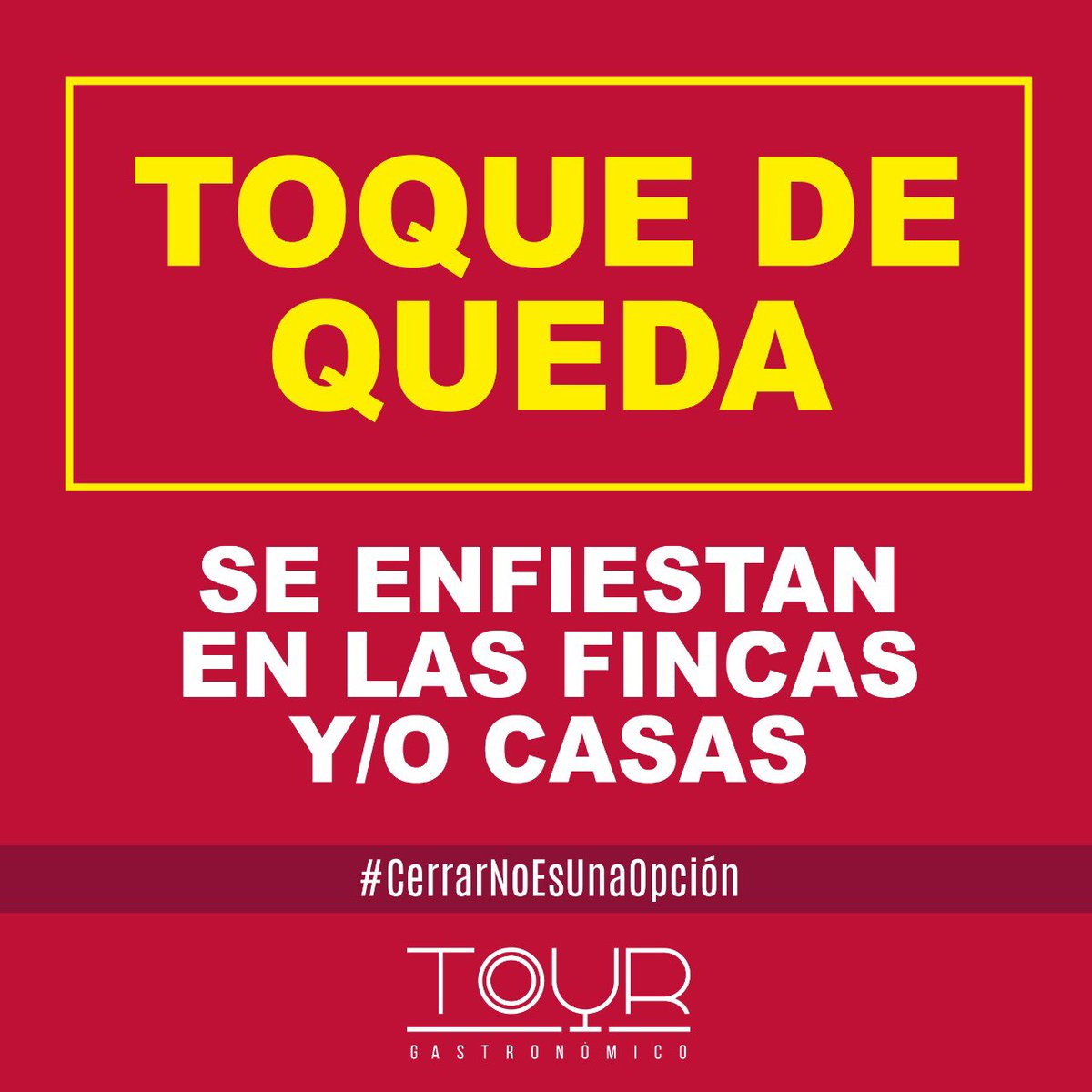 Con las medidas restrictivas que toman se incentiva las fiestas clandestinas y la venta de licor de forma ilegal.

<a href="/braulioEMarquez/">Braulio Espinosa Márquez</a> 
<a href="/quinterocalle/">Daniel Quintero 🇨🇴</a>
<a href="/santimontoyaSab/">Santi Montoya</a> 
<a href="/anibalgaviria/">Aníbal Gaviria Correa</a> 
<a href="/FelipePardoSe/">Felipe Pardo</a>