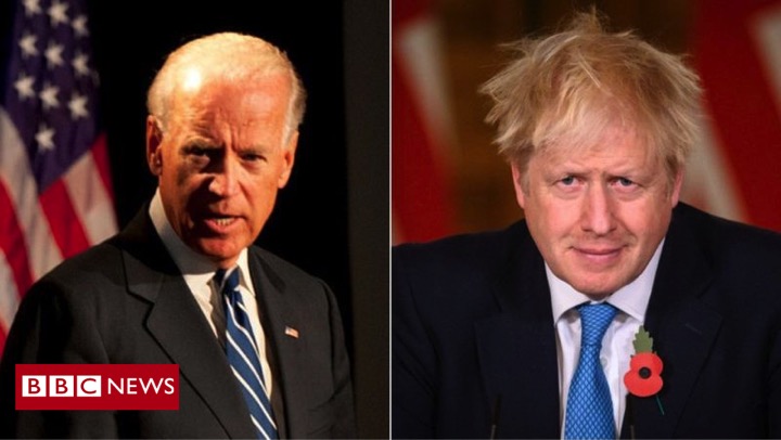 Biden won't put Britain "at the back of the queue" of trade talks, as Obama once warnedBut a trade deal with the US is always toughThe Biden administration wants good relations with the UK and the EU is unlikely to favour one over the other http://bbc.in/38wutAR&nbsp;