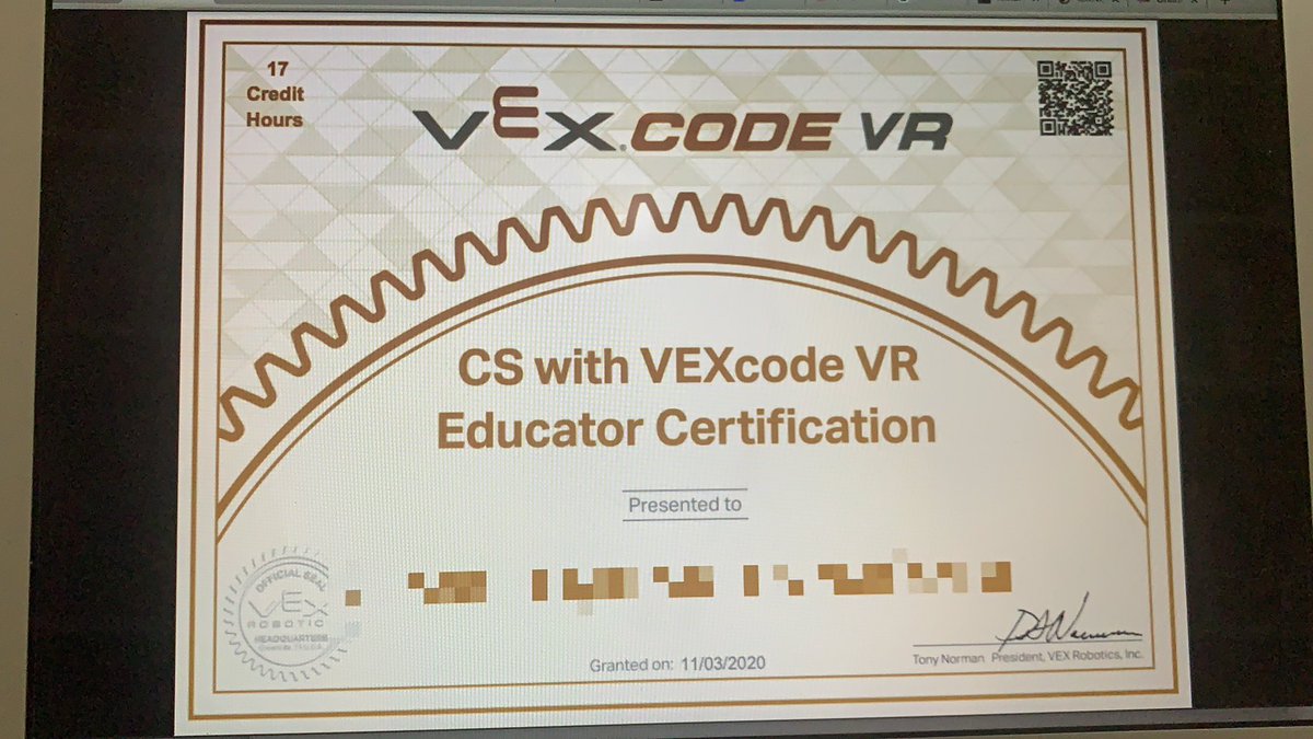 #educathub da #ücretsiz #VEXcodeVR #online #sertifikalı eğitmen eğitimleri devam ediyor. İlk 10 üniteyi tamamladığımız eğitimlerde katılımcılarımız #sertifika sınavlarına girmeye başladılar. #VEXcodeVR #ileriseviye eğitimlerimiz 8 Aralık tarihine kadar devam edecektir.📣