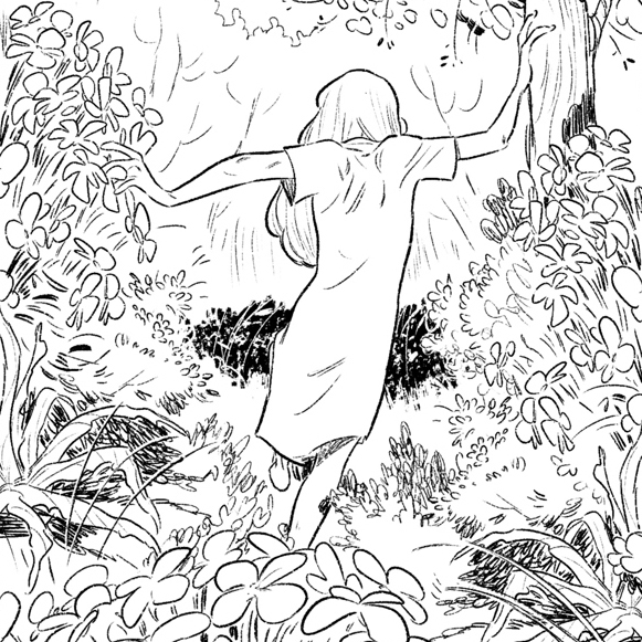 As some of you are asking, this pages are made on  @Procreate, like most of my work of the last two years, with only one brush, or to be specific, a few variations of the same brush. Let's talk about INK techniques; a thread: