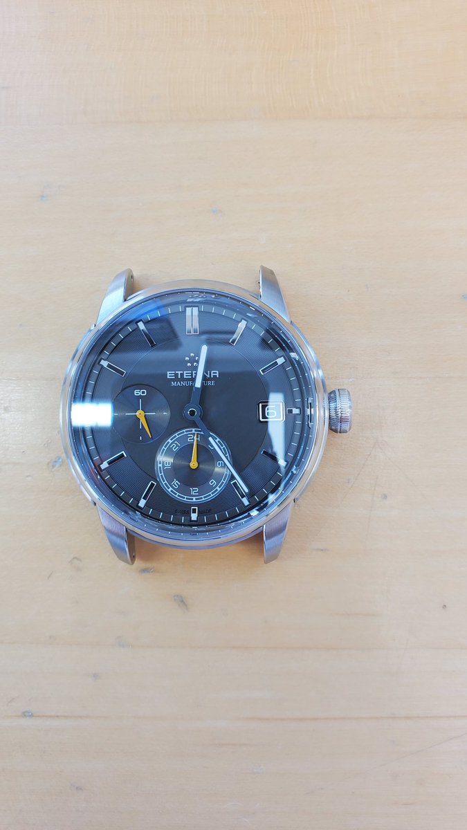 shamiwatchmaker's tweet photo. A striking TAG Heuer Monaco and a lovely Eterna with a GMT sub-dial, all serviced and ready to go home.

We are starting to get busy again!  Thank you all for your business and support during this uncharted time. https://t.co/CLAaKkfaME