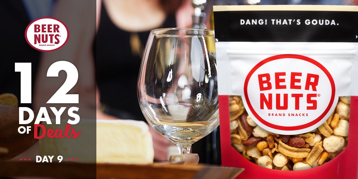 Let's get a little mixed up.

For Day 9 of 12 Days of Deals we're taking 30% OFF our Standard Issue and Back-Up Bags! You read that right: ALL OF THEM. These little guys pack a flavorful punch and are perfect for on-the-go snacking!

SHOP: beernuts.com/collections/12…