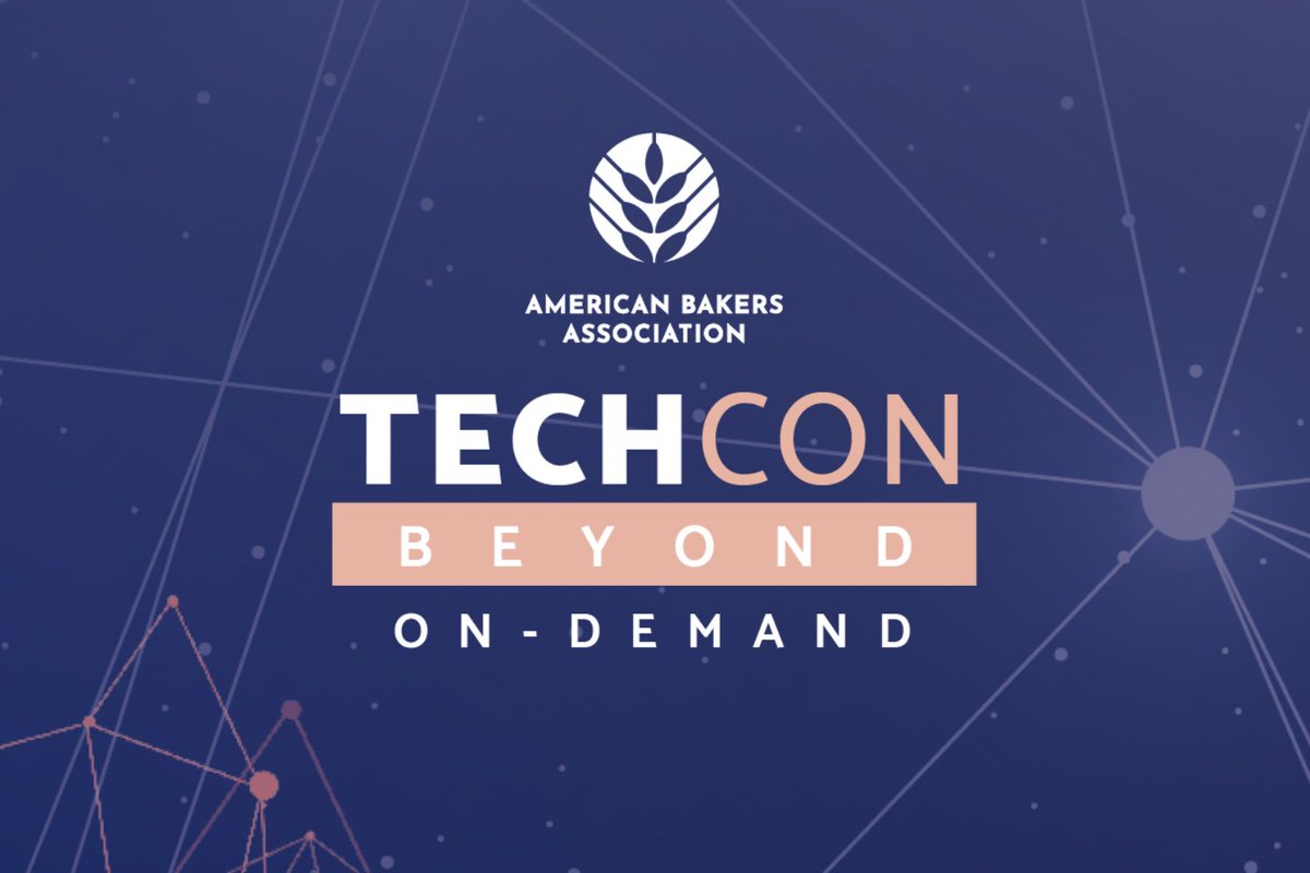 AmericanBakers's tweet image. #TechConBeyond is not over yet. Watch the recorded sessions during your lunch break or in between meetings, whenever works for you. #VirtualEvent #OnDemand bit.ly/2IiLinB