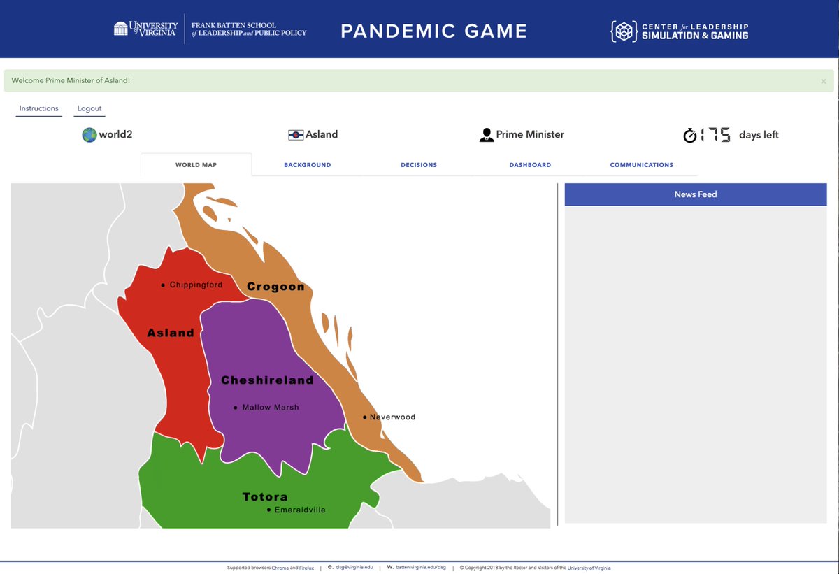 clsgbatten's tweet photo. Our Pandemic Simulation supports any number of students, and is perfect for teaching #negotiation, #criticalanalysis, #teamwork, #leadership, #crisismanagement, and #publicpolicy. Find out more about this simulation at https://t.co/KbBjyelWMx https://t.co/ppJlhKos4g