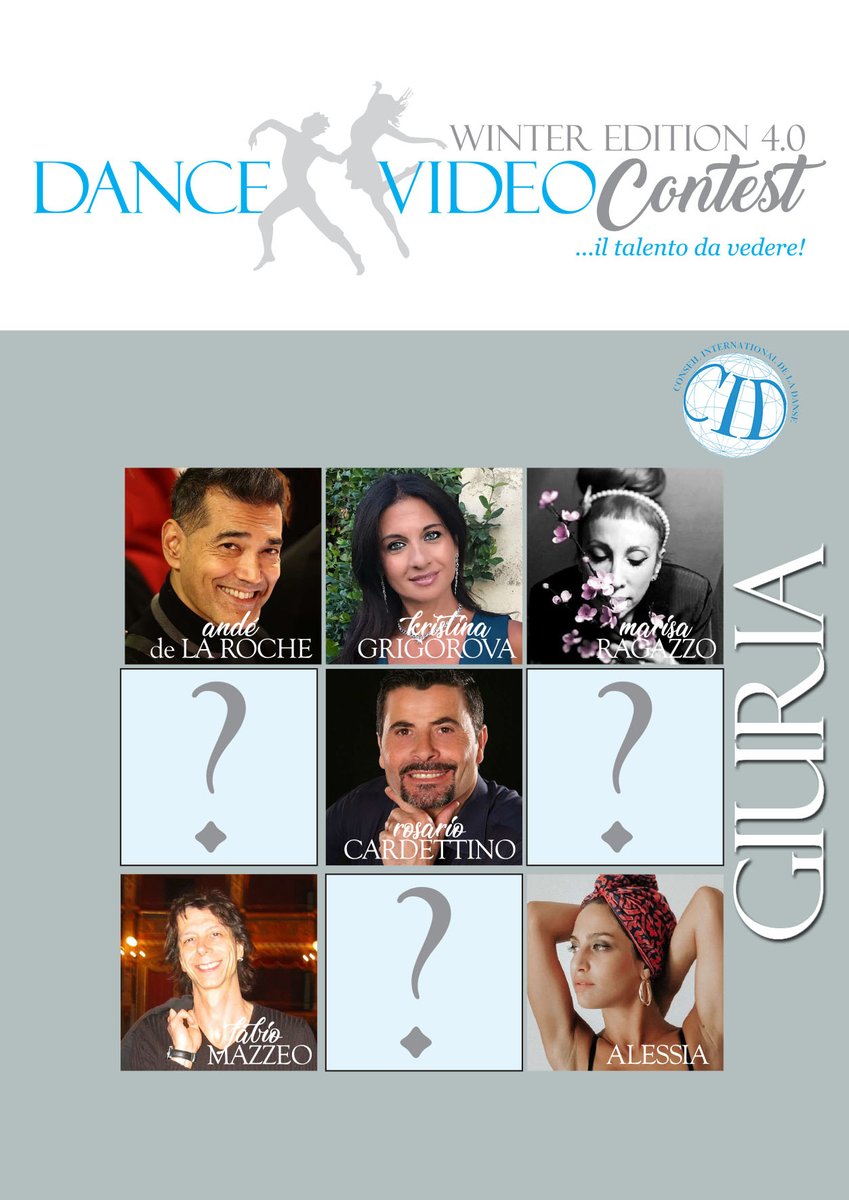 Non possiamo stare fermi! La danza deve continuare a dare emozioni sempre! #ladanzanonsiferma #vivodidanza #ladanzaèvita
DANCE VIDEO CONTEST 4.0, Concorso di danza ON LINE con assegnazione di BORSE DI STUDIO
info dancevideocontestitalia@gmail.com cell./WhatsApp 3454654107