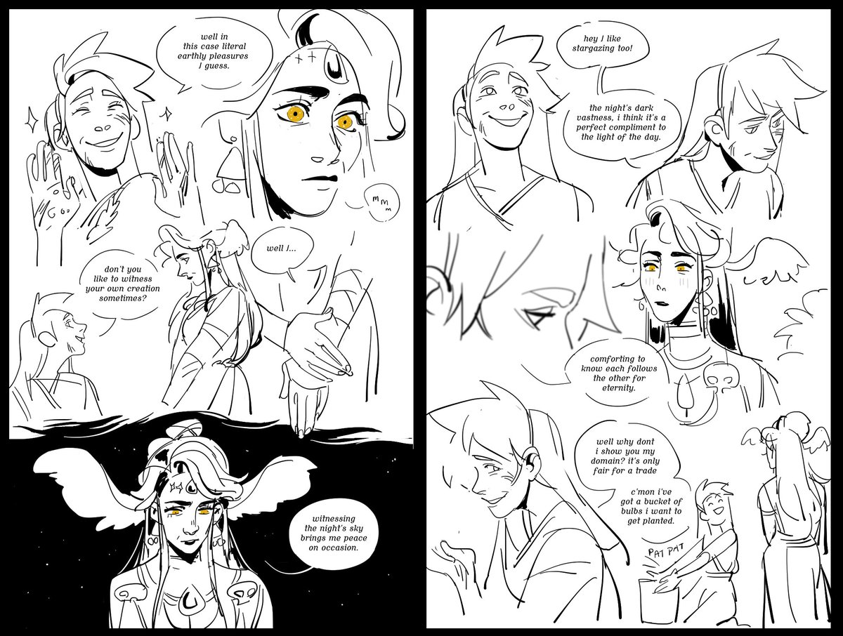 hades post-credit spoilers //
so pers' garden?? uM??? and nyx seeming such a lonely figure?? and now this lightness is here???