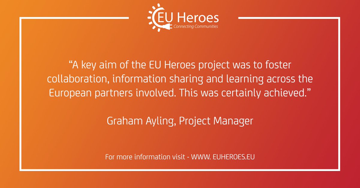 EUHeroes's tweet photo. A great blog written by one of our project partners @EnergySvgTrust about the impact of EU Heroes project. 

Read more here https://t.co/0zQH7W70nh https://t.co/PJhWWp2YQu