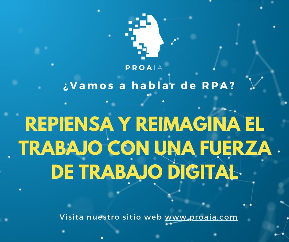 proaia's tweet photo. En PROA te apoyamos en viaje a la transformación con RPA SaaS. Más información https://t.co/wME332Ft32 https://t.co/y4gLSoRHm1