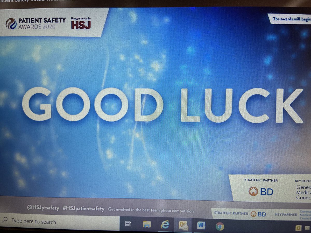 Good luck to all the finalists at the #HSJpatientsafety awards tonight. Great to be here with the @BESTIE_Worcs team! <a href="/WHCT_YouthBoard/">WHCT Youth Board</a> <a href="/WHCT_CAMHS/">WHCT_CAMHSemotionalwellbeing</a> <a href="/LesleyB80548793/">Lesley Bennett</a> @kerryb45 @SarahDuganHWHCT