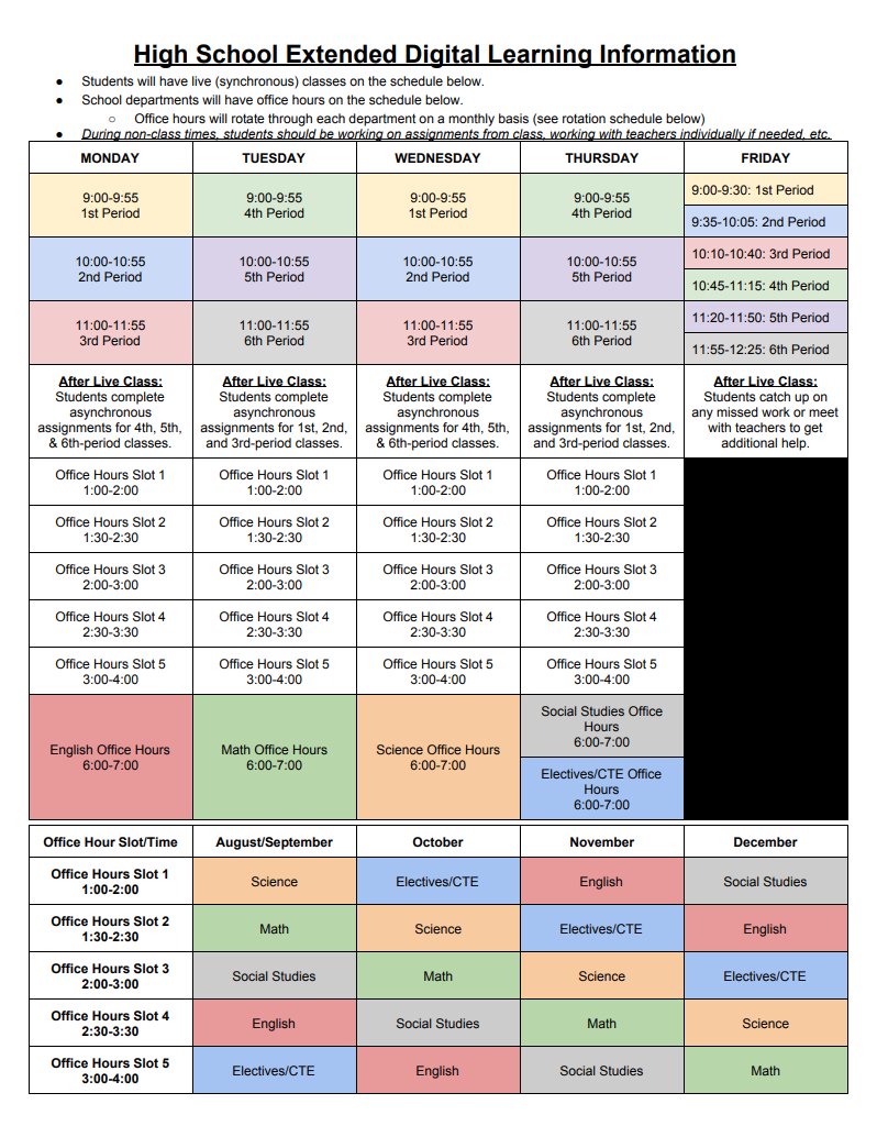 EastJessamineHi's tweet photo. Parents and students! We have added some information. Please review this information about our EDL schedule and let us know if you have any questions! https://t.co/NaXZWRYH5l