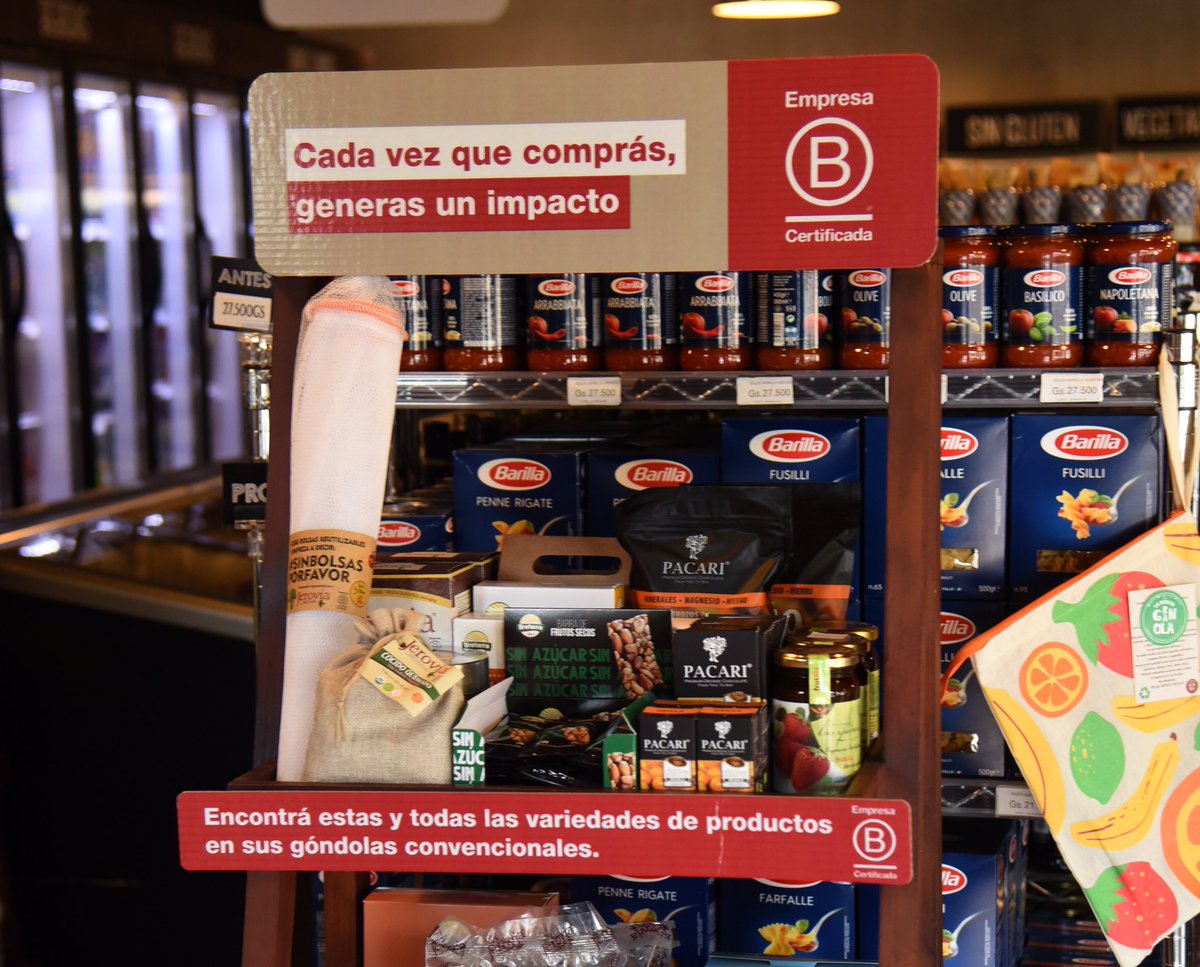 SistemaB_PY's tweet photo. ¿Sabías que tus compras generan un impacto? Cada vez que elegís un producto, estás contribuyendo a que una empresa pueda seguir operando. Por eso, comprando de #EmpresasB no solo optás por productos de calidad, sino que elegís una historia, elegís ser un #ConsumidorB https://t.co/Y5V49JhmIp