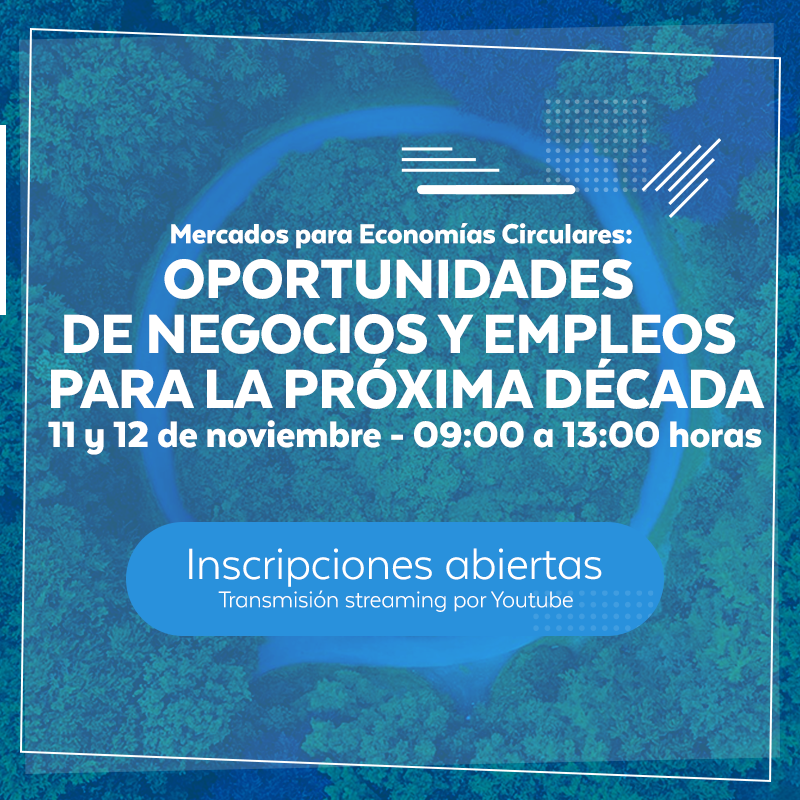 Corfo's tweet photo. La #EconomíaCircular abre enormes oportunidades de negocios y proyecta un enorme desarrollo en los próximos 10 años. ¡No te pierdas mañana el inicio de este #CongresoVirtual! #MercadoEconomíasCirculares ➡️https://t.co/MCXYSpgl0W https://t.co/JAnaH8vJpM