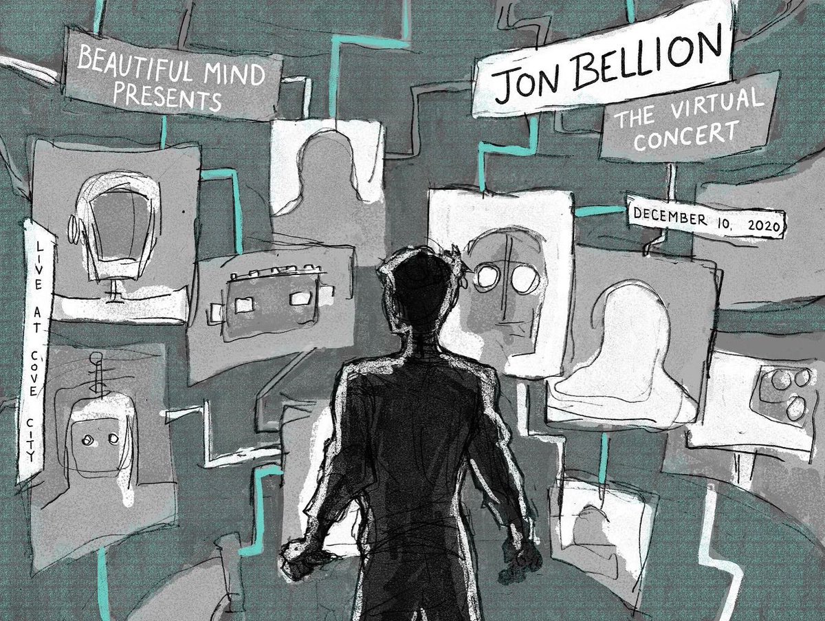 very honored to announce i made the art for @jonbellion 's upcoming virtual concert!!!! a dream come true!!!! 