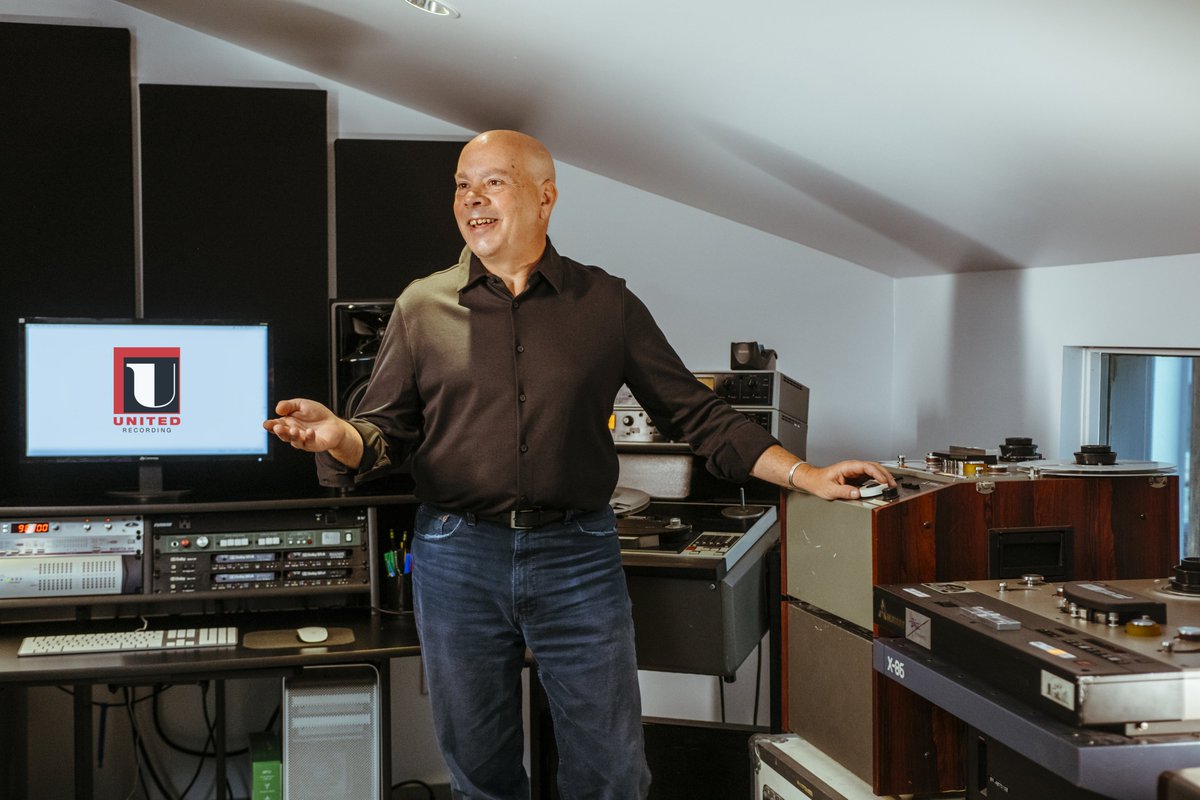 UnitedRecording's tweet photo. “There's a wide variety of new purposes that older assets, older music, can be used for in current day.” - Bill Smith, Chief Archiving Engineer #UnitedRecording #UnitedArchiving https://t.co/Vf54hsusYj