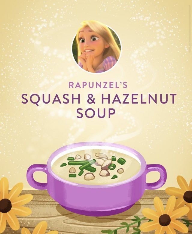 starryrapunzel's tweet photo. anyone else feels like making squash &amp; hazelnut soup for #10YearsOfTangled ??🥺💜☀️ https://t.co/N6V2IIBw1G