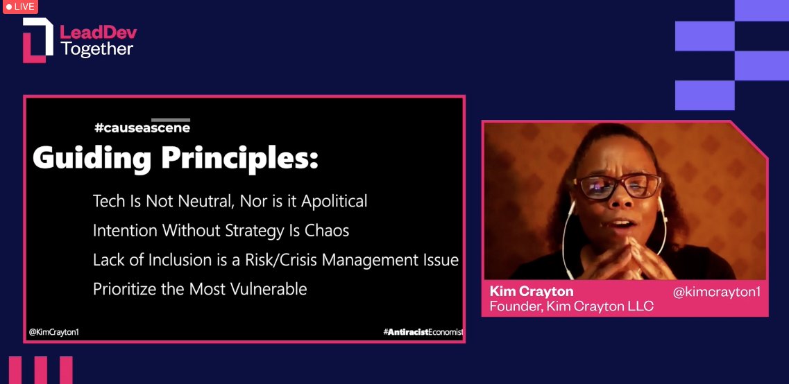 > If you really want to work on ensuring that your intention has the impact that you want, you have to have a strategy behind it.