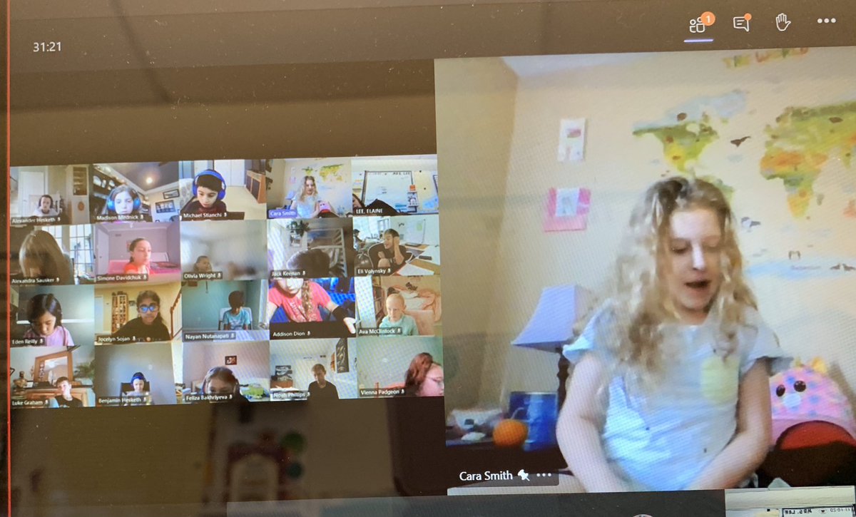 We started our day with a book shared by a student, She Persisted.  She said it has special meaning to her because her aunt gave it to her, and she liked the message of the stories. She read us one story.  What a wonderful way to start the day! 😊 <a href="/CBWarwickElem/">Warwick Elementary School CBSD</a>